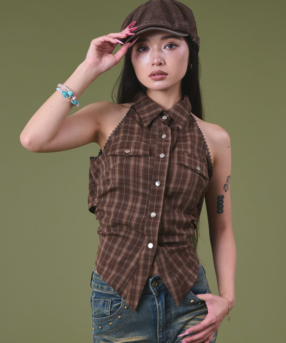 ブラウン モデル：163cm F着用