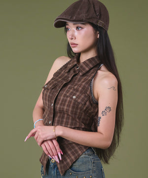 ブラウン モデル：163cm F着用