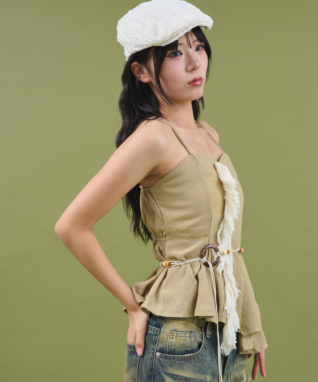 カーキ モデル：160cm F着用