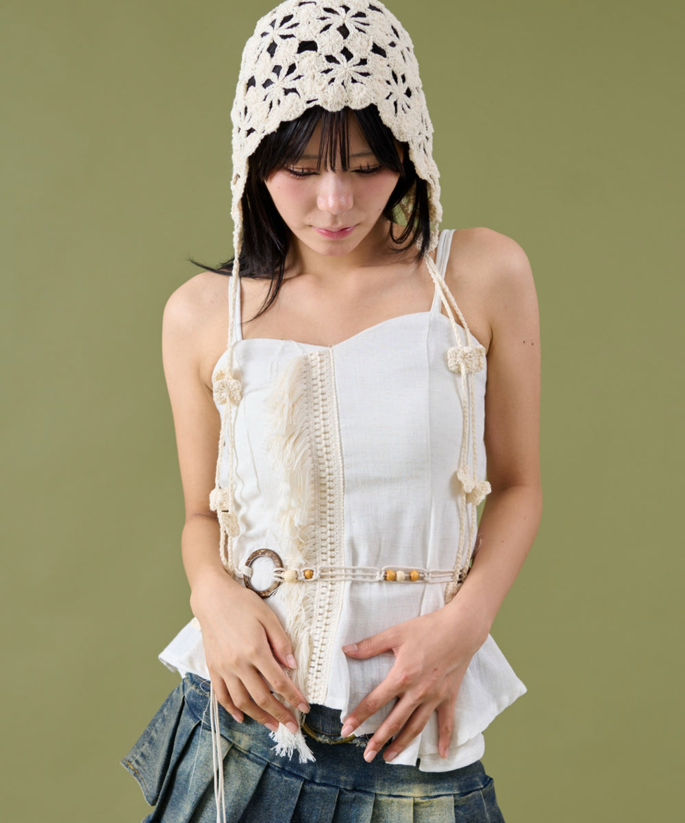 ホワイトアイボリー モデル：160cm F着用