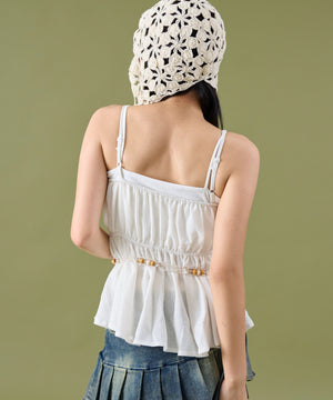 ホワイトアイボリー モデル：160cm F着用