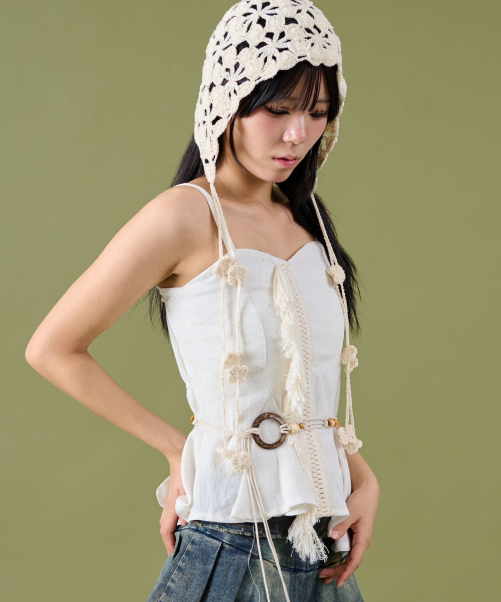 ホワイトアイボリー モデル：160cm F着用