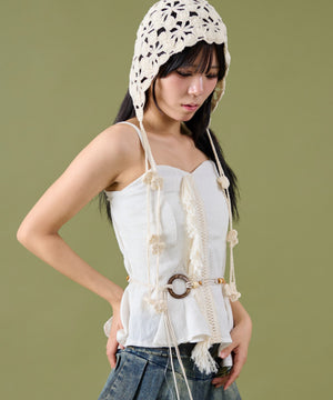 ホワイトアイボリー モデル：160cm F着用