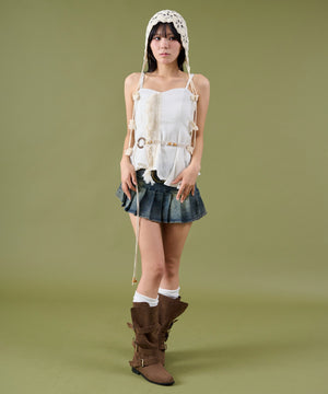 ホワイトアイボリー モデル：160cm F着用