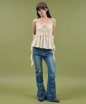 ベージュ モデル：160cm F着用