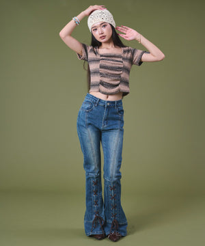 ブラウン モデル：163cm F着用