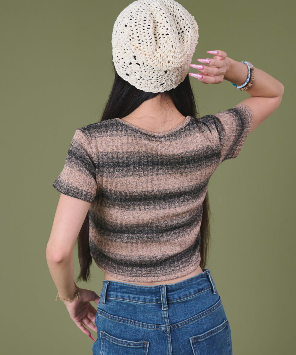 ブラウン モデル：163cm F着用