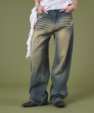 デニム中濃 モデル：163cm S着用