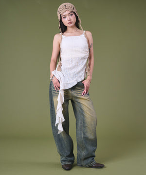 デニム中濃 モデル：163cm S着用