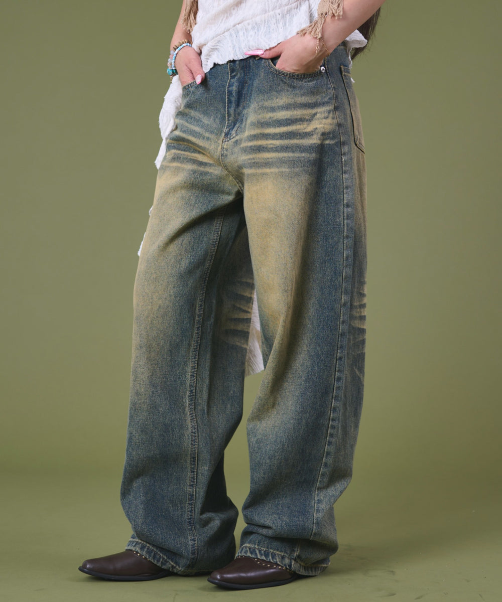 デニム中濃 モデル：163cm S着用