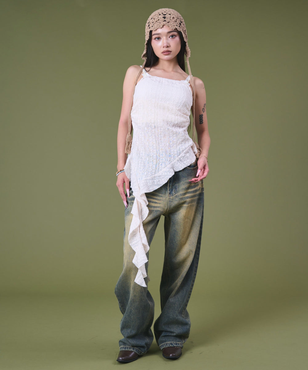 デニム中濃 モデル：163cm S着用