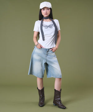 デニム淡 モデル：163cm S着用