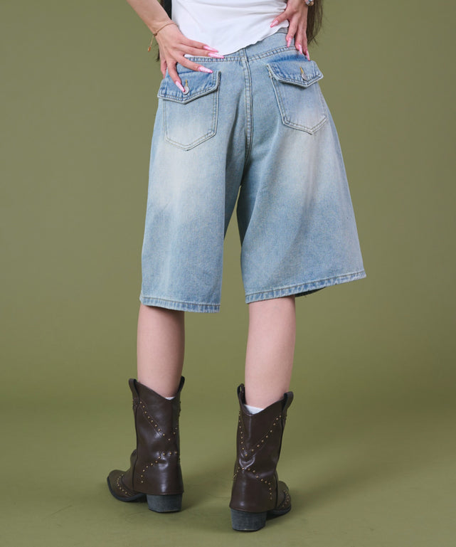 デニム淡 モデル：163cm S着用