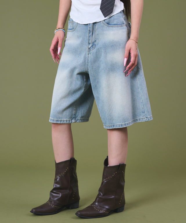 デニム淡 モデル：163cm S着用