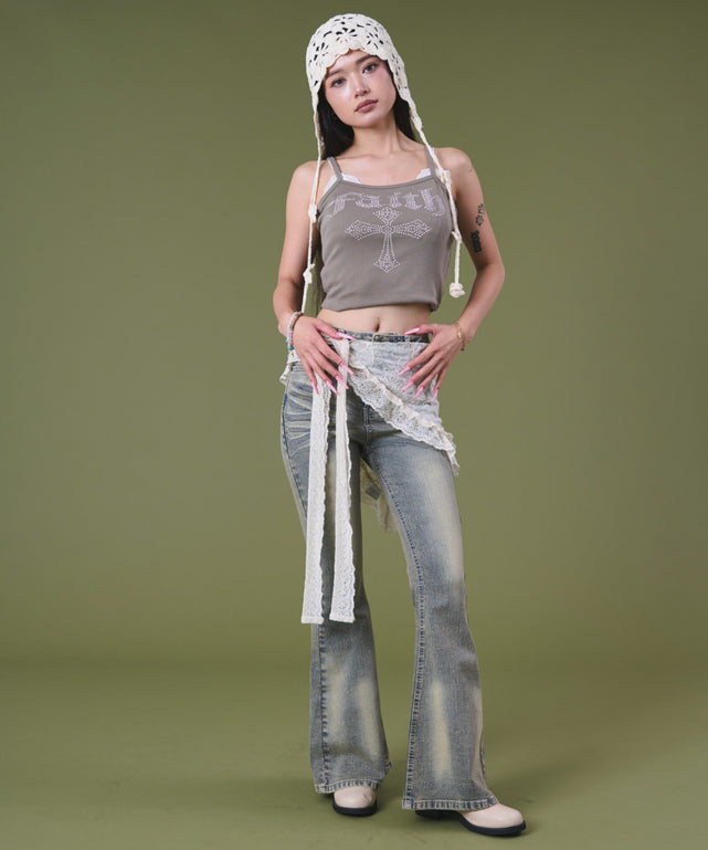 カーキ モデル：163cm F着用