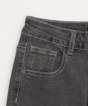 クロススタッズフレアデニム