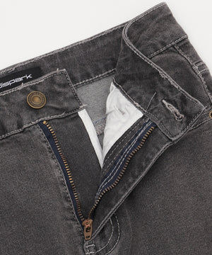 クロススタッズフレアデニム