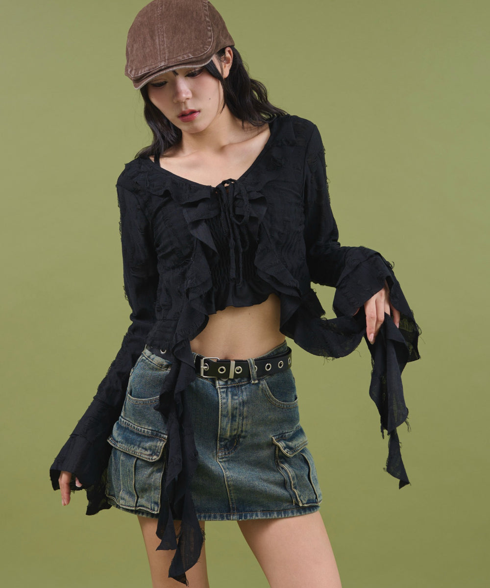 ブラック モデル：160cm F着用