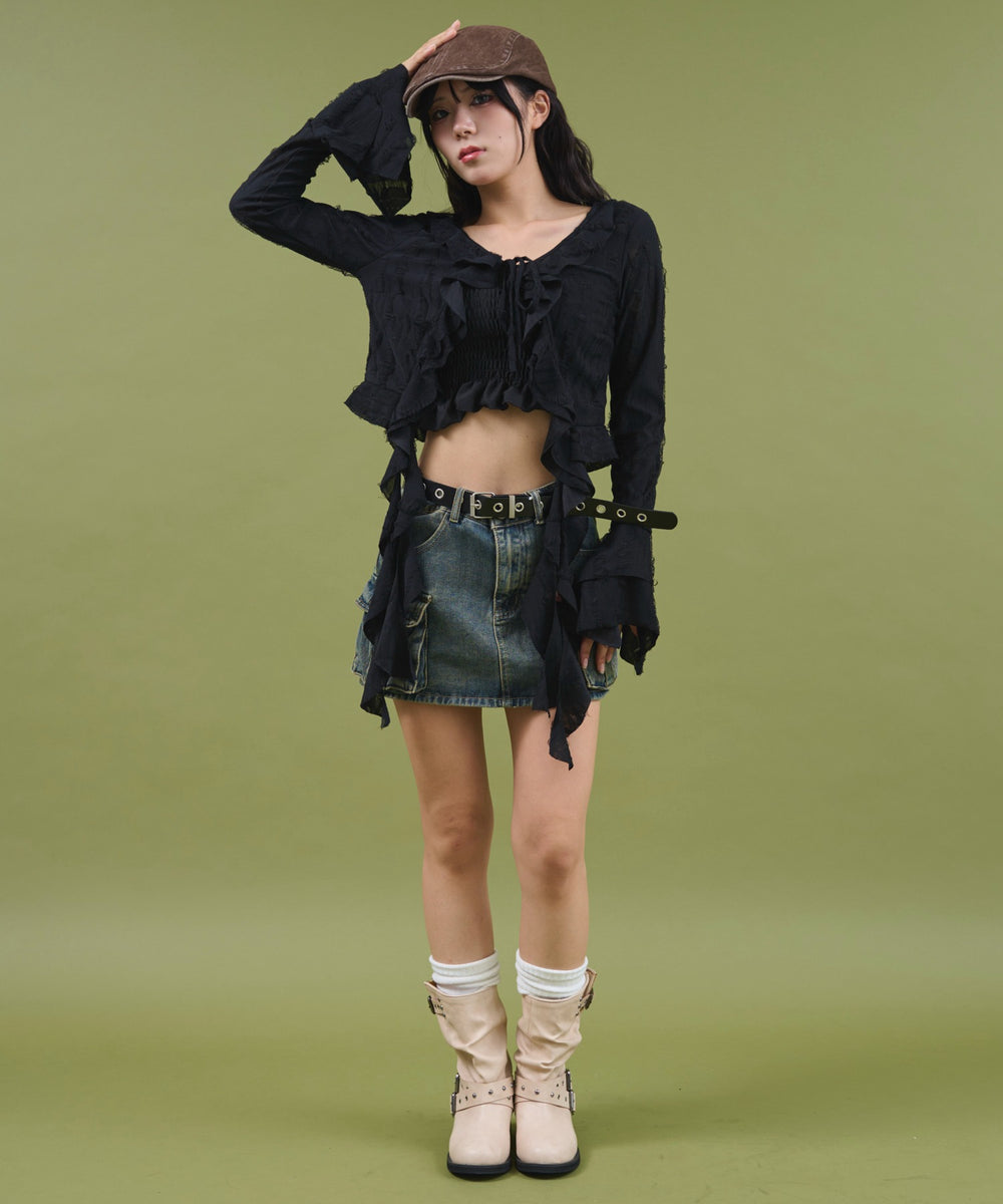 ブラック モデル：160cm F着用