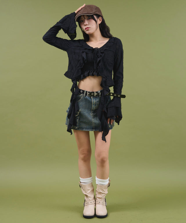 ブラック モデル：160cm F着用