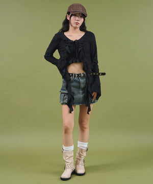 ブラック モデル：160cm F着用