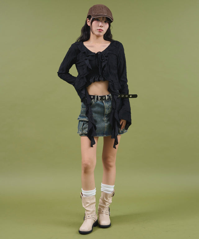 ブラック モデル：160cm F着用