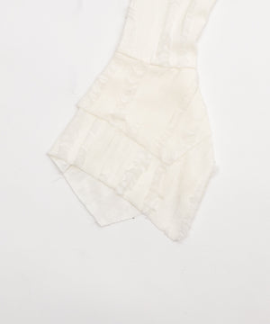 ダメージフリルヘムLSカーデ