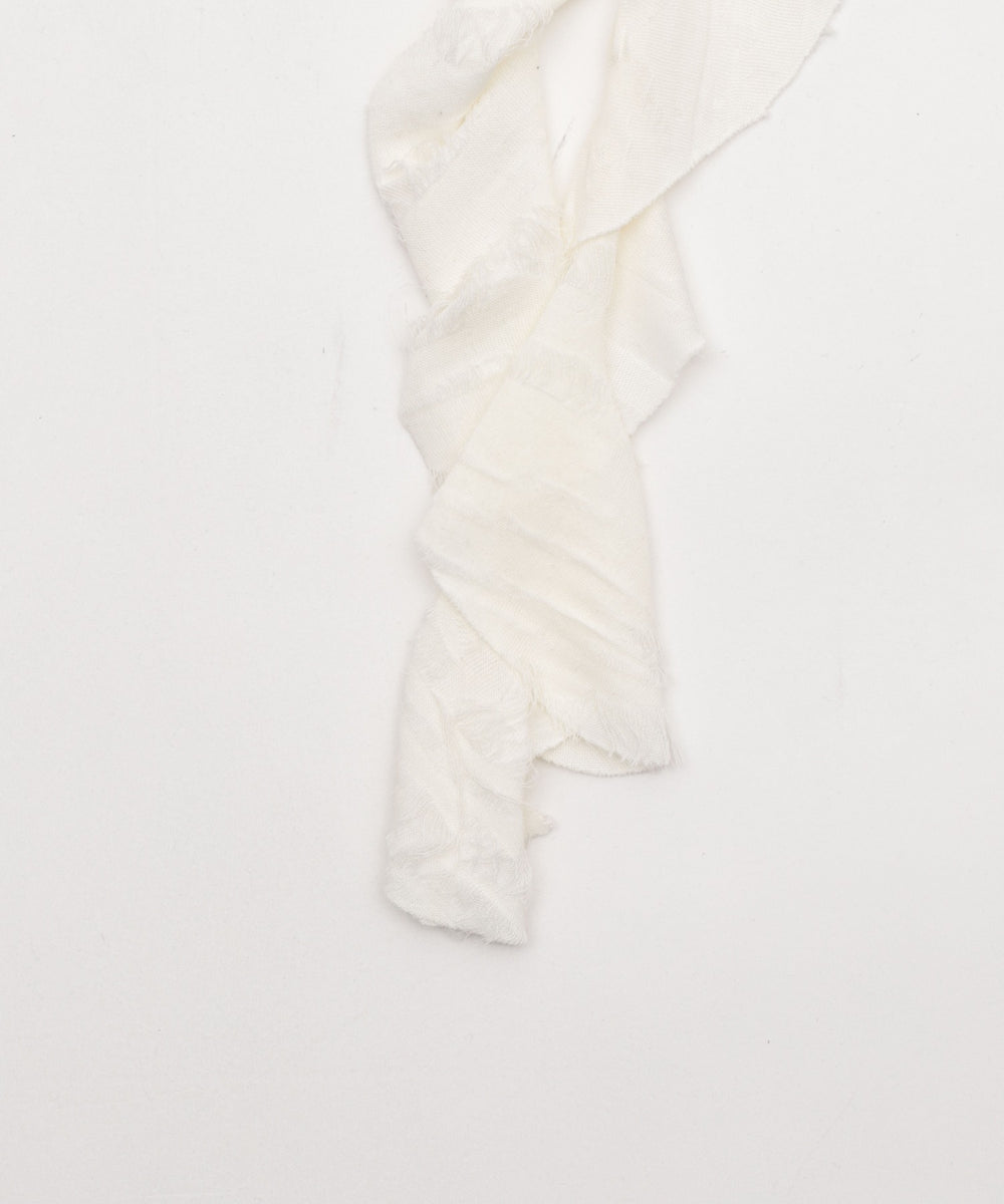 ダメージフリルヘムLSカーデ