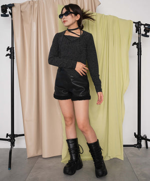 チャコール モデル：155cm F着用