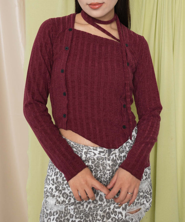 ワイン モデル：155cm F着用