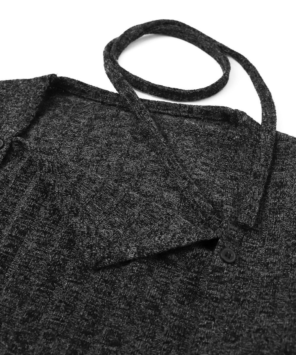 チョーカー付きスラブニット