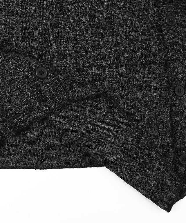 チョーカー付きスラブニット