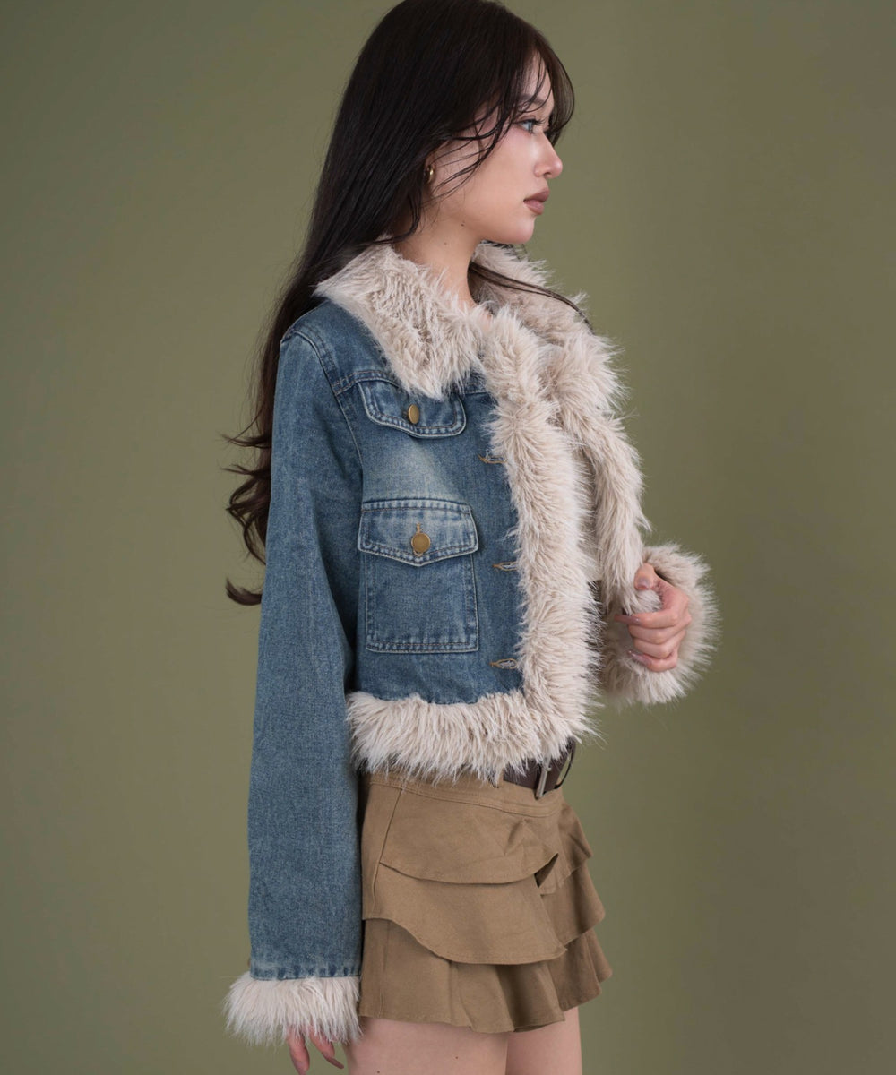 デニムインディゴ モデル：163cm F着用