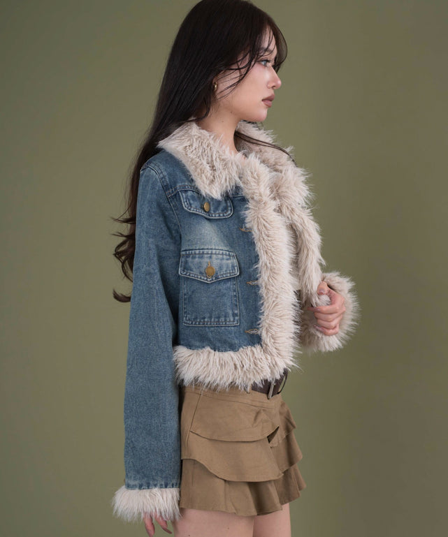 デニムインディゴ モデル：163cm F着用