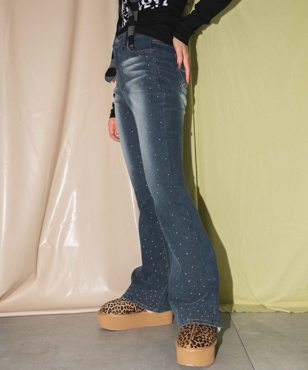 デニム　モデル:155cm　M着用