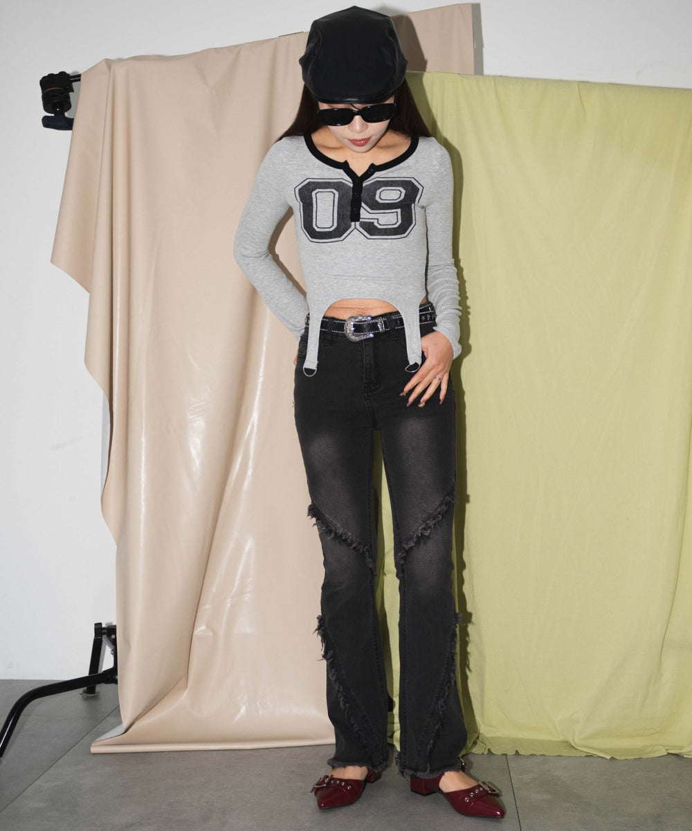 グレー　モデル:155cm　F着用