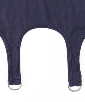 ナンバリングガーターリブトップス