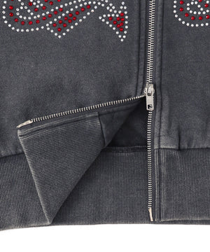 HEARTDEVILピグメントパーカー