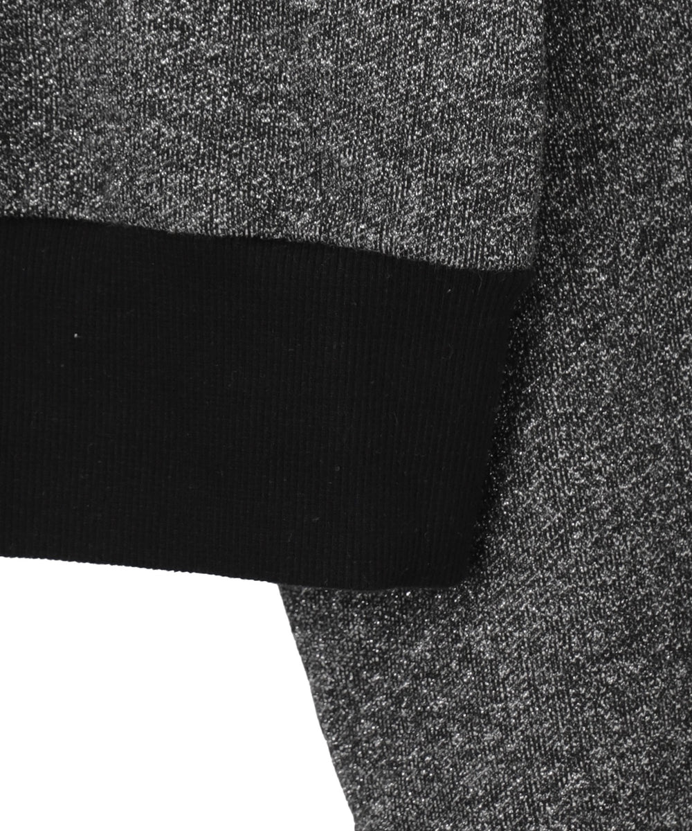 ローズ刺繍ビジューパーカー