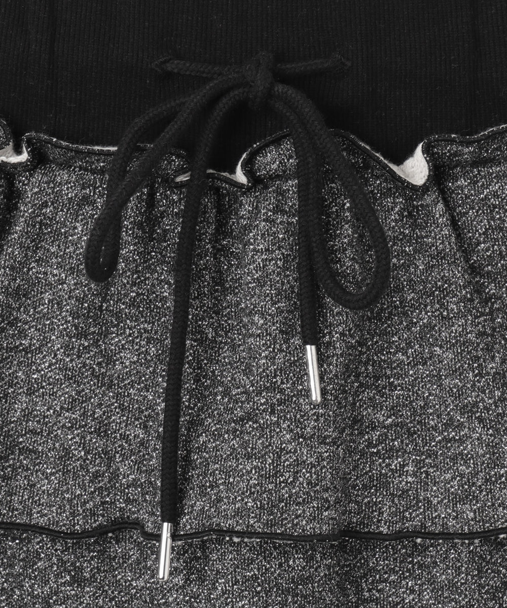 ティアードビジューミニスカパン