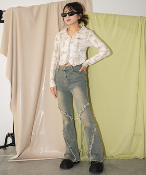 デニムインディゴ　モデル:155cm　M着用