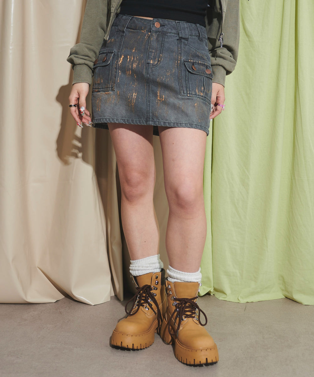 ブラウン モデル：155cm M着用