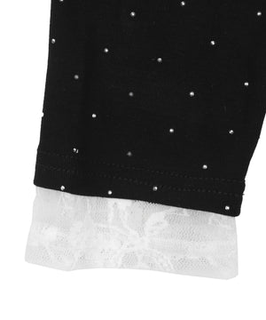 ビジューレースFレイヤードトップス