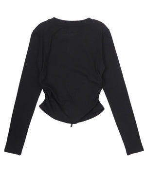 グラフィックロゴWジップトップス