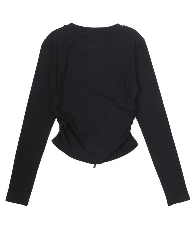 グラフィックロゴWジップトップス