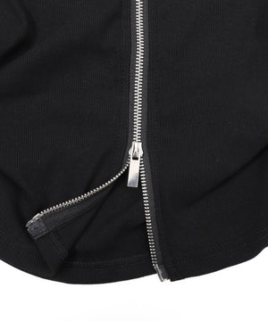 グラフィックロゴWジップトップス