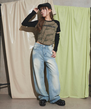 カーキ モデル：160cm F着用