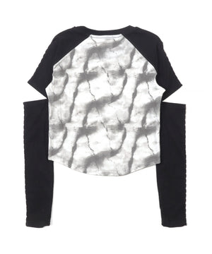 袖カットロゴトップ