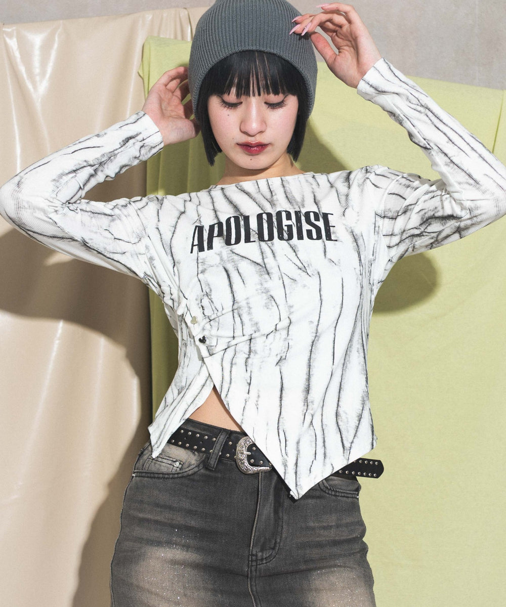 ホワイト 　モデル:168cm F着用