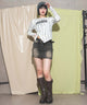 ホワイト 　モデル:168cm F着用